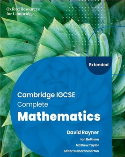 COMPLETE MATHEMATICS CAMBRIDGE IGCSE