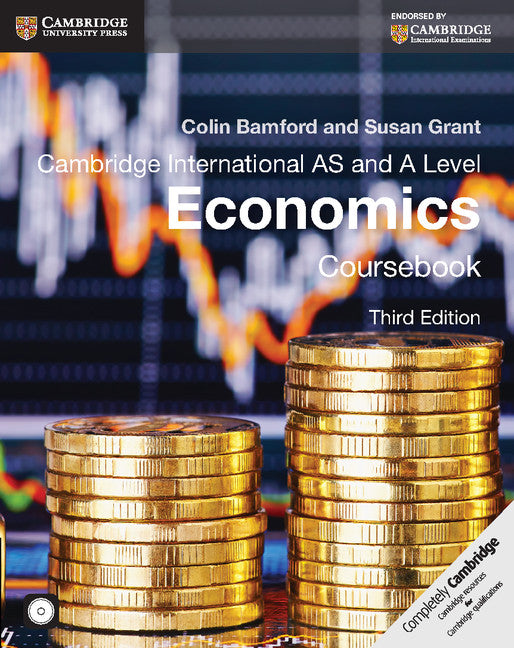 CAMBRIDGE INTL AS & AL ECONOMICS COURSE BOOK WITH CD