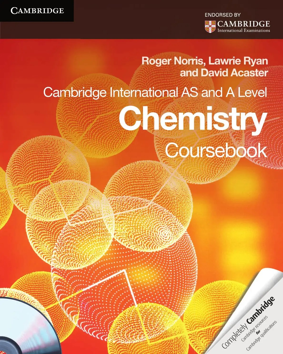 CAMBRIDGE INTL AS & AL CHEMISTRY COURSE BOOK WITH CD-ROM